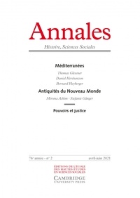  Collectif - Annales. Histoire Sciences Sociales, n° 2/2021 - Méditerrané - MÉDITERRANÉES.