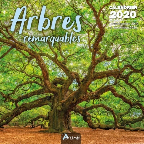  Collectif - Arbres remarquables - Calendrier 2020 - de septembre 2019 à décembre 2020.