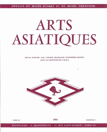  Collectif - ARTS ASIATIQUES n° 11-1 (1965).
