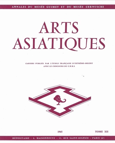  Collectif - ARTS ASIATIQUES no. 12 (1965).