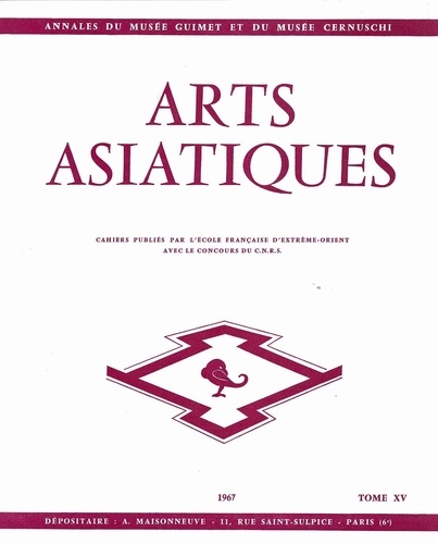  Collectif - ARTS ASIATIQUES no. 15 (1967).