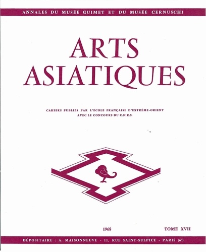  Collectif - ARTS ASIATIQUES no. 17 (1968).