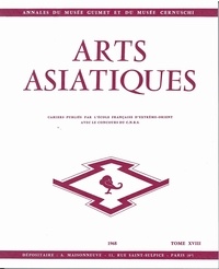  Collectif - ARTS ASIATIQUES no. 18 (1968).