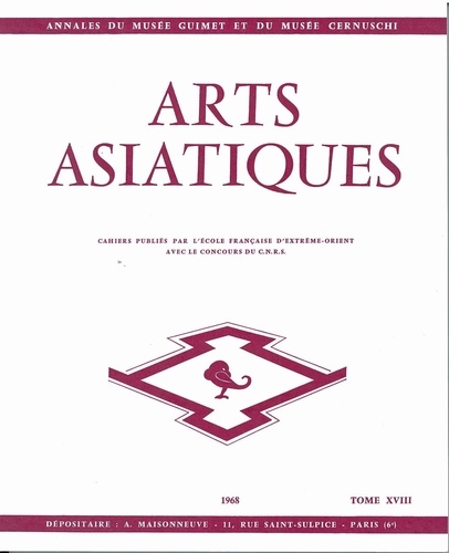  Collectif - ARTS ASIATIQUES no. 18 (1968).