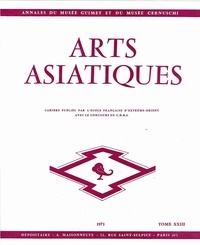  Collectif - ARTS ASIATIQUES no. 23 (1971).