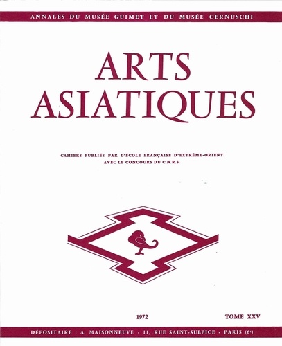  Collectif - ARTS ASIATIQUES no. 25 (1972).