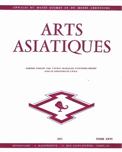  Collectif - ARTS ASIATIQUES no. 26 (1973).