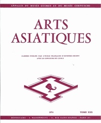  Collectif - ARTS ASIATIQUES no. 30 (1974).