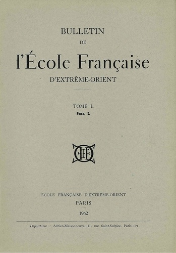  Collectif - Bulletin EFEO 50-2 (1962).