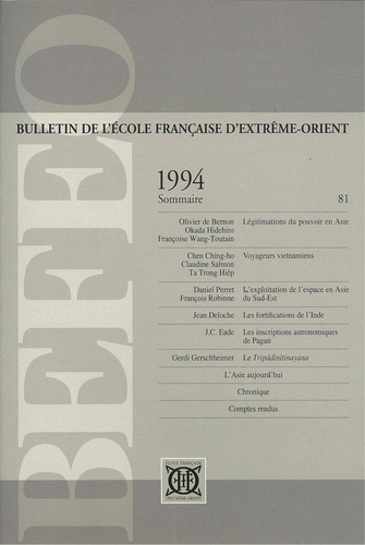  Collectif - Bulletin EFEO 81 (1994).