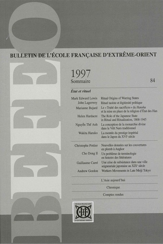  Collectif - Bulletin EFEO 84 (1997).