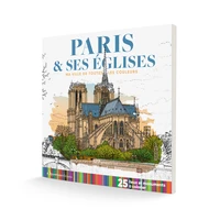Cahier de coloriage Paris et ses églises