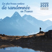  Collectif - Calendrier Les plus beaux sentiers de randonnée en France 2025.