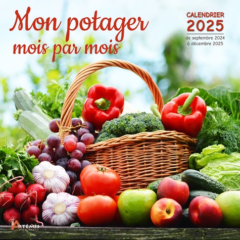 Calendrier Mon potager mois par mois 2025. 0