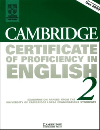  Collectif - Cambridge Certificate Of Proficiency In English 2.