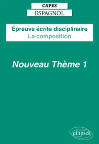CAPES Espagnol : Epreuve écrite disciplinaire