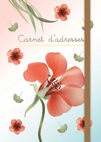 Carnet d'adresses (petit) - transparent flowers