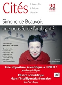  Collectif - Cités N° 90, 2022 : Simone de Beauvoir, une pensée de l'ambiguïté.