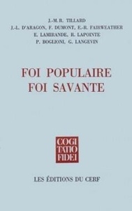 Collectif Clairefontaine - Foi populaire, foi savante - Actes.