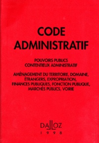  Collectif - Code administratif.