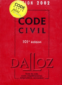  Collectif - Code Civil. Avec Cd-Rom, 101eme Edition.