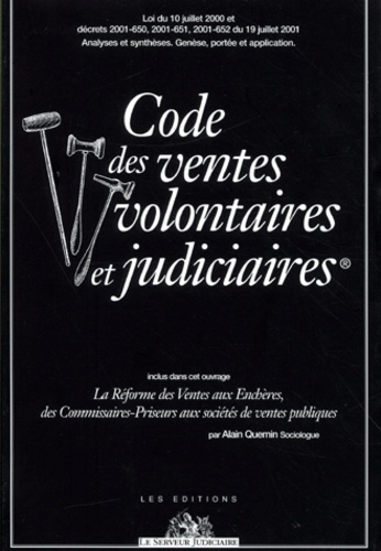  Collectif - Code Des Ventes Volontaires Et Judiciaires.