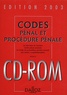  Collectif - Code Penal Et Code De Procedure Penale 2003. Avec 2 Cd-Rom.
