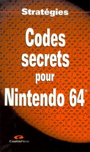  Collectif - Codes secrets pour Nintendo 64.
