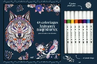 Coffret Coloriages - Animaux majestueux
