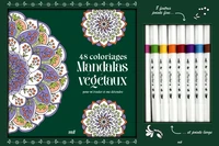 Coffret Coloriages - Mandalas végétaux