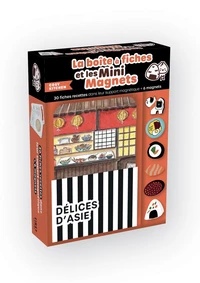 Coffret cosy kitchen mini magnets - délices d'Asie