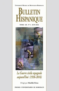 Bulletin Hispanique - Tome 118 - N°1 juin 2016
