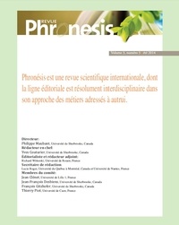 Collectif Collectif - Phronésis. Vol. 3, numéro 3 | 2014.