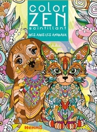  Collectif - Color Zen scintillant - Mes amis les animaux.
