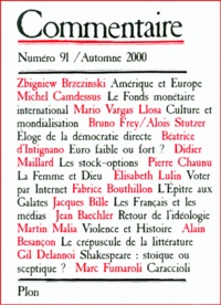  Collectif - Commentaire N° 91 Automne 2000.