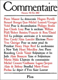  Collectif - Commentaire Volume 25 N° 98 Eté 2002.