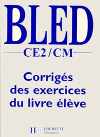 CORRIGES DES EXERCICES DU LIVRE ELEVE.