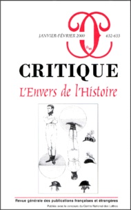  Collectif - Critique N° 632-633 Janvier-Fevrier 2000 : L'Envers De L'Histoire.