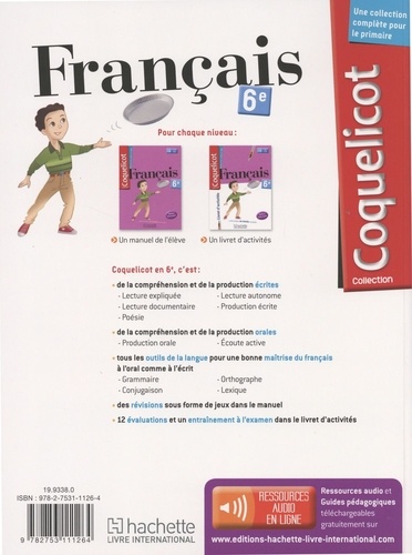 Français 6e Coquelicot. Livret d'activités  Edition 2018