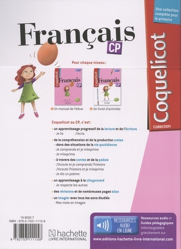 Français CP Coquelicot  Edition 2018