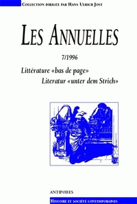 Litterature "Bas De Page" : Literatur "Unter Dem Strich"