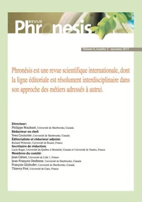 Phronesis. Vol. 4, numéro 2 | 2015