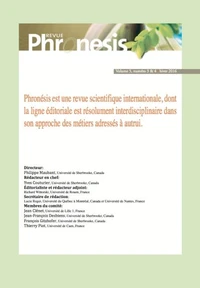 Phronesis. Vol. 5, numéro 3 &amp; 4 | 2016