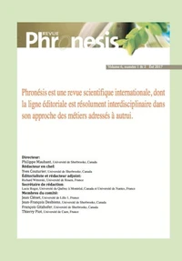 Phronesis. Vol. 6, numéro 1 &amp; 2 | 2017