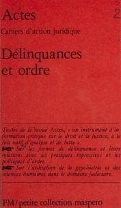Délinquances et ordre