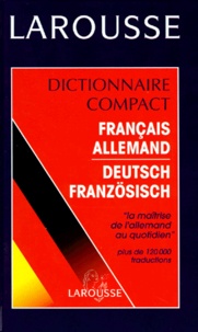  Collectif - Dictionnaire compact français-allemand, allemand-français.