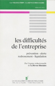  Collectif - Difficultes De L'Entreprise. Prevention, Alerte, Redressement, Liquidation.