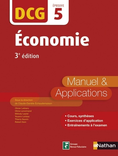 Economie - DCG 5 - Manuel et applications. Format : ePub 2