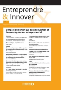 Entreprendre & innover. [Texte impr dans lÃ©ducation et laccompagnem