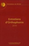  Collectif - Entretiens d'Orthophonie.